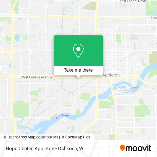 Mapa de Hope Center