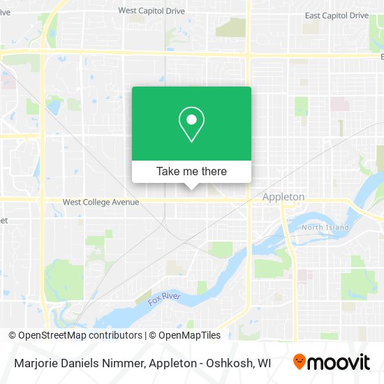 Marjorie Daniels Nimmer map