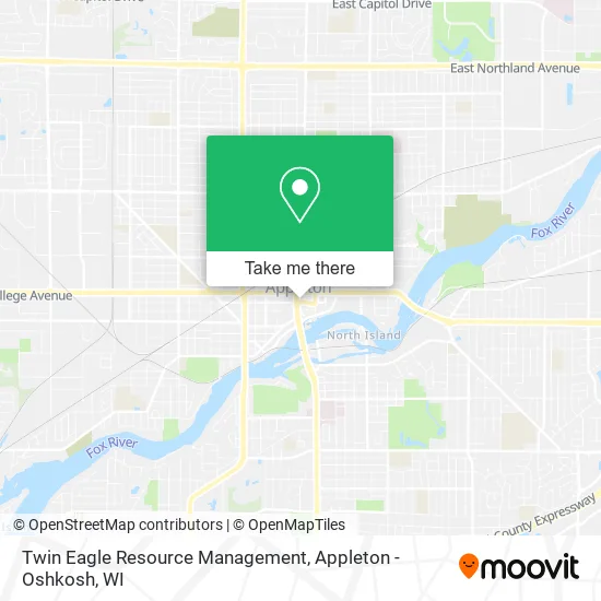 Mapa de Twin Eagle Resource Management