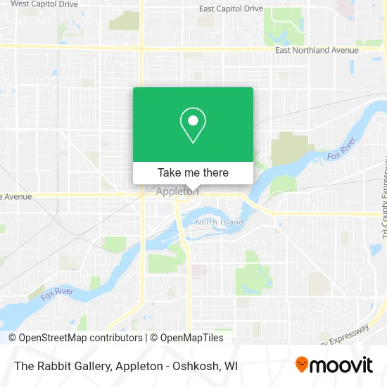 The Rabbit Gallery map