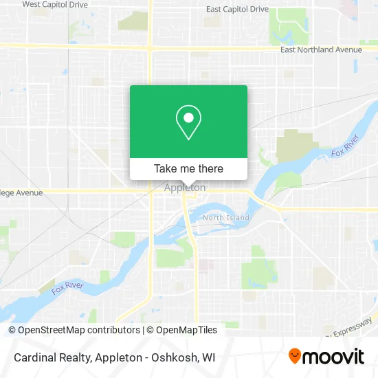 Mapa de Cardinal Realty