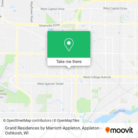 Grand Residences by Marriott-Appleton map