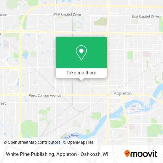Mapa de White Pine Publishing
