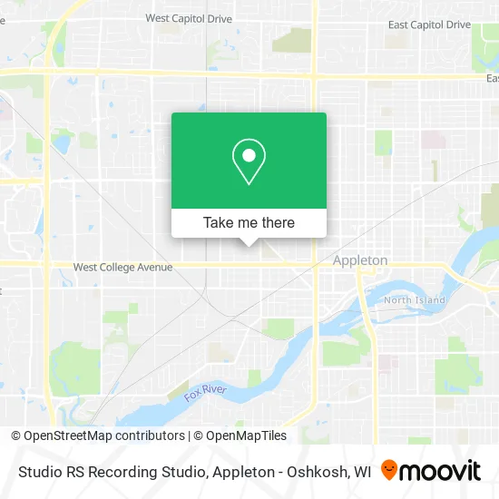 Mapa de Studio RS Recording Studio