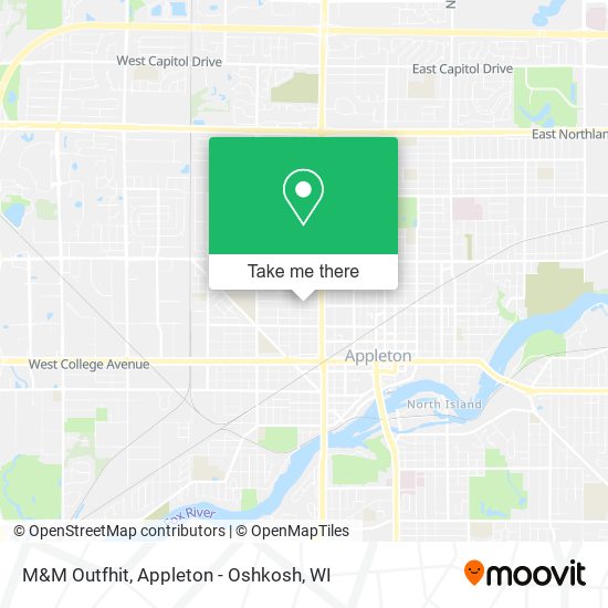 M&M Outfhit map