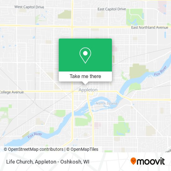 Life Church map