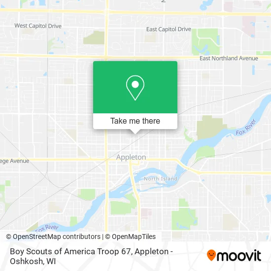 Boy Scouts of America Troop 67 map