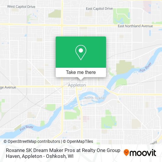 Roxanne SK Dream Maker Pros at Realty One Group Haven map
