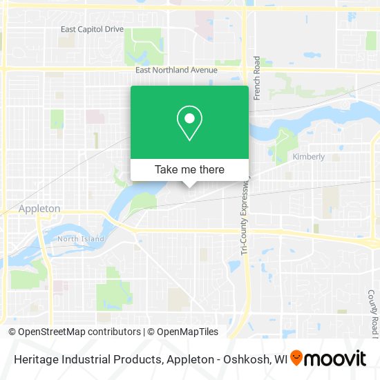 Heritage Industrial Products map