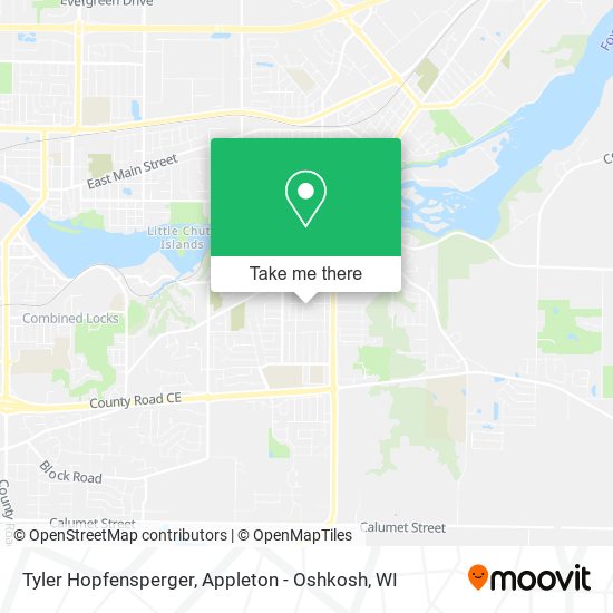 Mapa de Tyler Hopfensperger