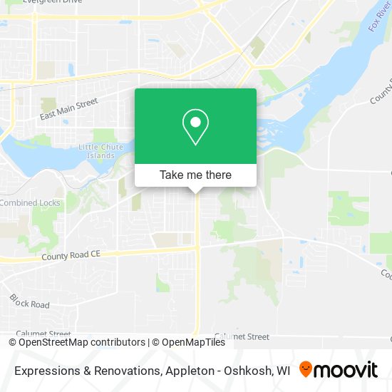 Expressions & Renovations map