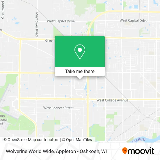 Wolverine World Wide map