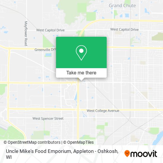 Mapa de Uncle Mike's Food Emporium