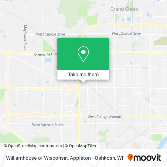 Williamhouse of Wisconsin map
