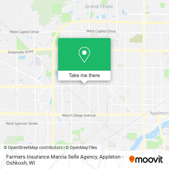 Mapa de Farmers Insurance Marcia Selle Agency