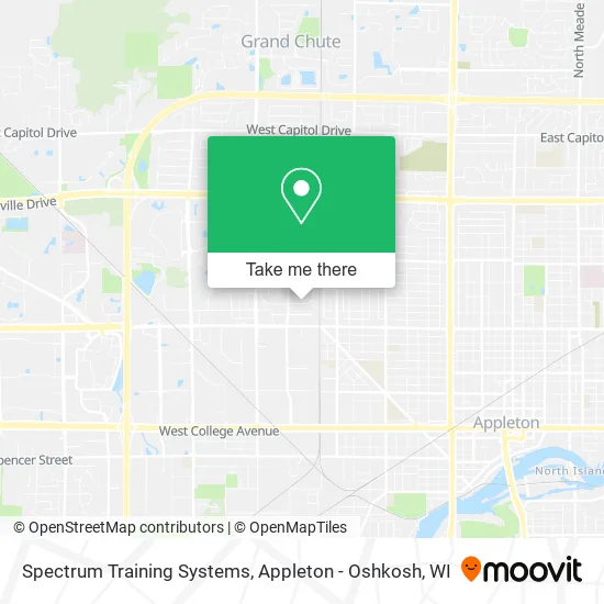 Mapa de Spectrum Training Systems