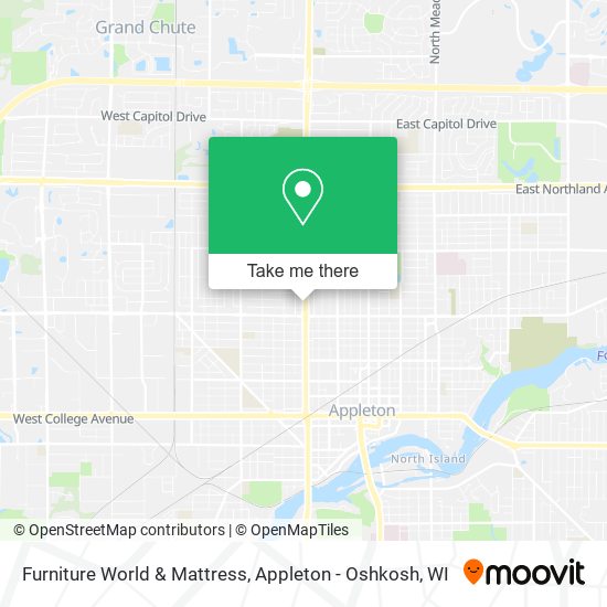 Furniture World & Mattress map