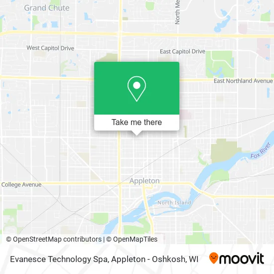 Mapa de Evanesce Technology Spa