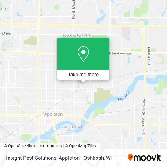 Mapa de Insight Pest Solutions