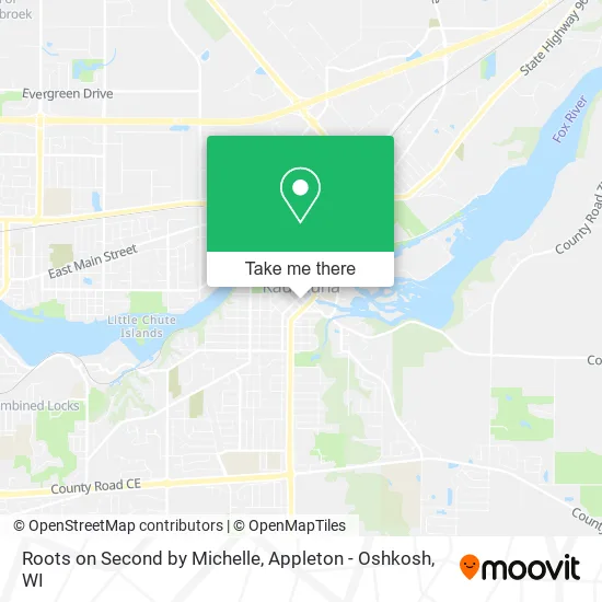 Roots on Second by Michelle map