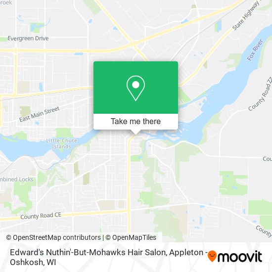 Edward's Nuthin'-But-Mohawks Hair Salon map