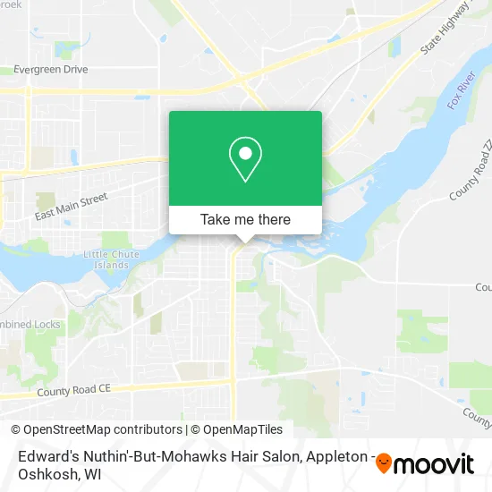 Mapa de Edward's Nuthin'-But-Mohawks Hair Salon