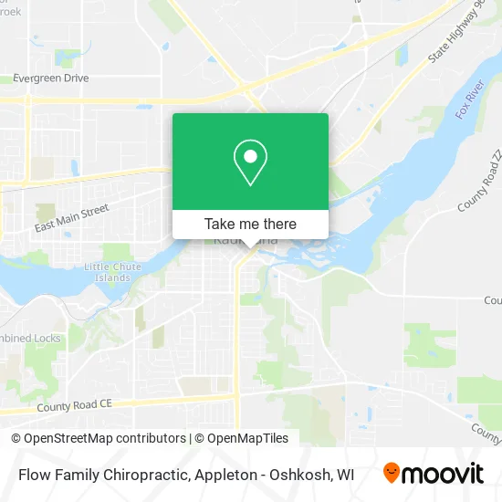 Flow Family Chiropractic map
