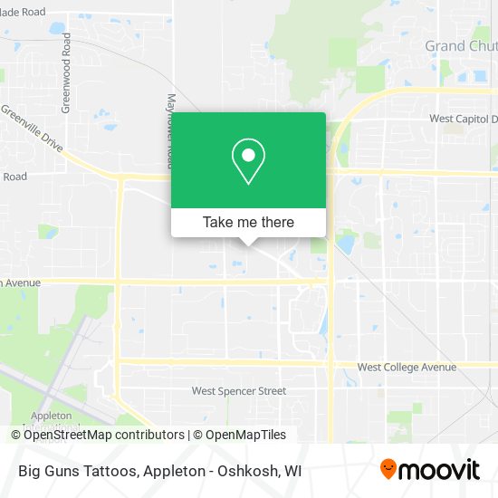 Big Guns Tattoos map