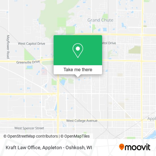 Kraft Law Office map