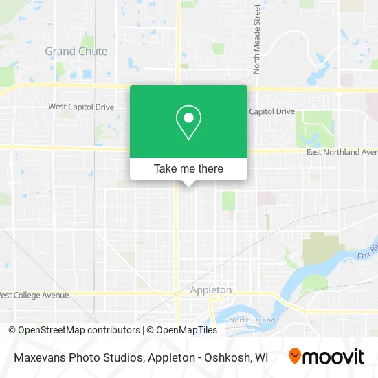 Mapa de Maxevans Photo Studios