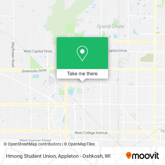 Hmong Student Union map