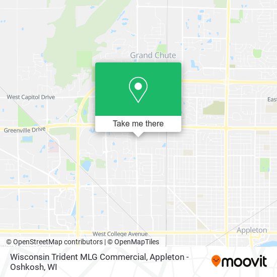 Mapa de Wisconsin Trident MLG Commercial
