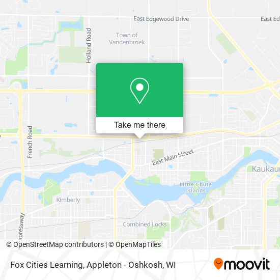 Fox Cities Learning map