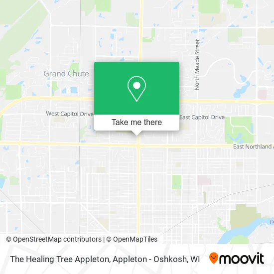Mapa de The Healing Tree Appleton