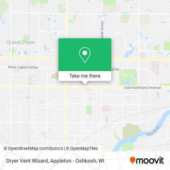 Dryer Vent Wizard map