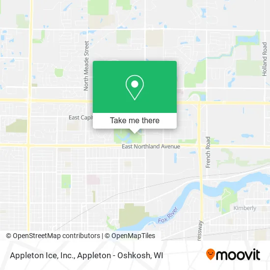 Appleton Ice, Inc. map