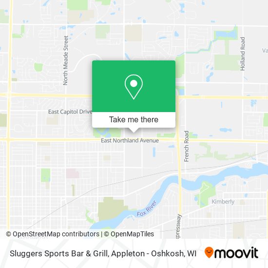 Mapa de Sluggers Sports Bar & Grill