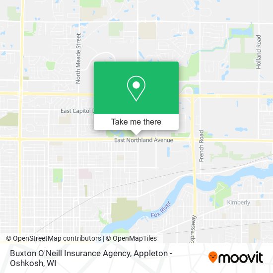 Mapa de Buxton O'Neill Insurance Agency