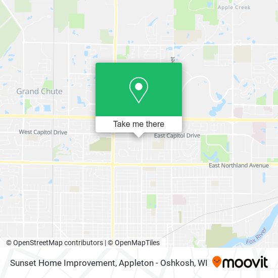 Mapa de Sunset Home Improvement