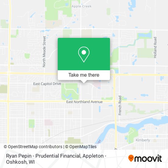 Mapa de Ryan Pepin - Prudential Financial