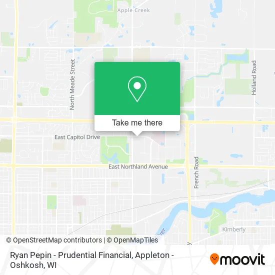 Ryan Pepin - Prudential Financial map