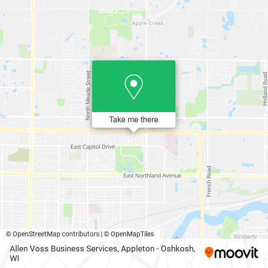 Allen Voss Business Services map
