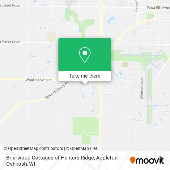 Mapa de Briarwood Cottages of Hunters Ridge