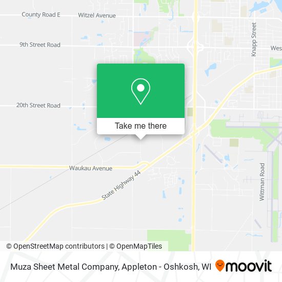 Muza Sheet Metal Company map