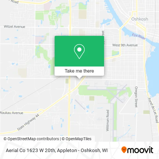 Aerial Co 1623 W 20th map