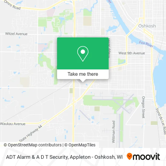 Mapa de ADT Alarm & A D T Security