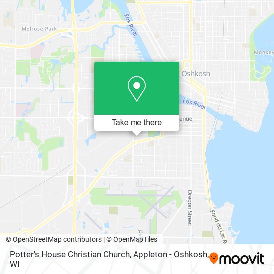 Mapa de Potter's House Christian Church