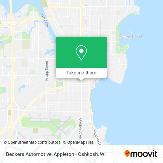 Beckers Automotive map