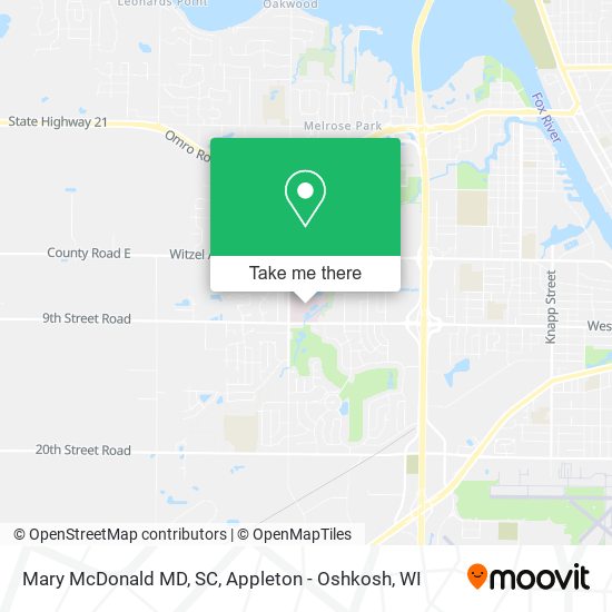 Mapa de Mary McDonald MD, SC