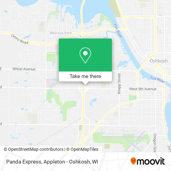 Mapa de Panda Express